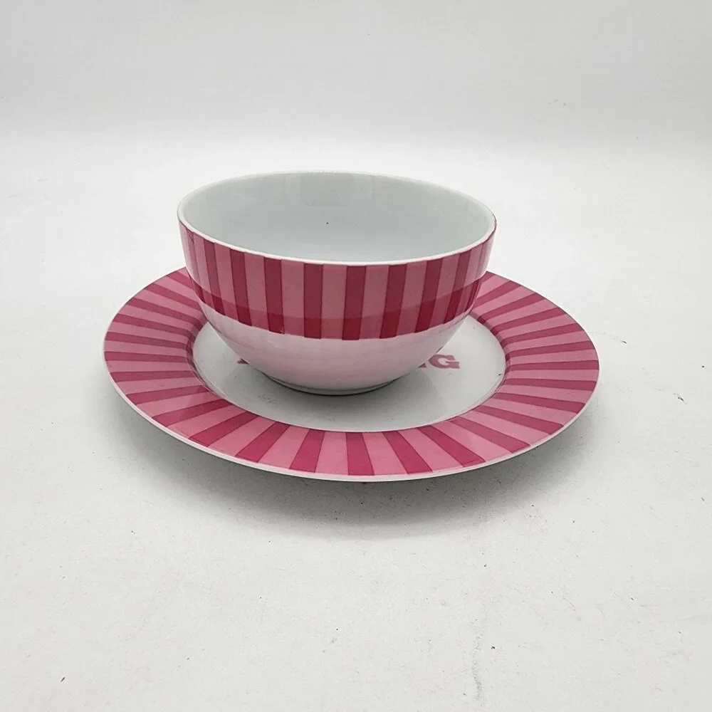 Cake Boss Bowl and Plate Set Pink - Picture 1 of 4